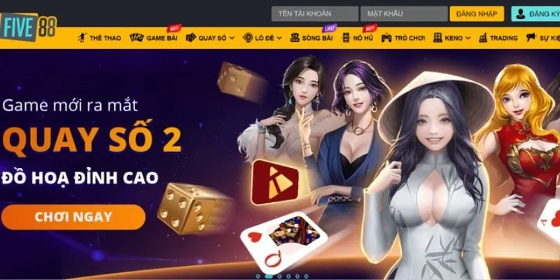 Các tựa game nổi bật tại Five88