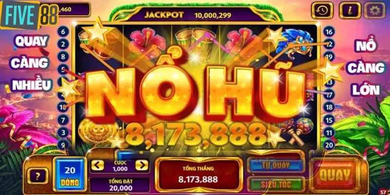 Những tính năng mới của Game slot nổ hũ Five88